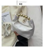 Fashion Pearl Texture One-Shoulder Messenger Bag
