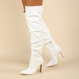 Fashion Side Zip Tall Boots