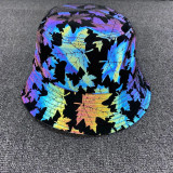 Color Pattern Reflective Bright Luminous Sun Hat