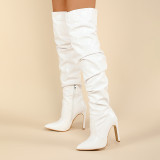 Fashion Side Zip Tall Boots