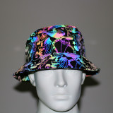 Color Pattern Reflective Bright Luminous Sun Hat