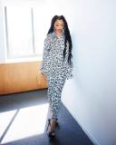 Letters Fashion Loose Shirt Set