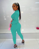 Sexy Fashion Tight Solid Color Jumpsuit