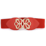 Heart Buckle Decorative Girdle Elastic Belt