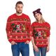 Digital Printing Christmas Round Neck Couple's Sweatshirt