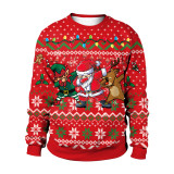 Digital Printing Christmas Round Neck Couple's Sweatshirt