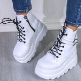 Casual Thick Bottom Flat Bottom Slope With Short Female Boots