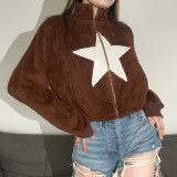 Double-sided Fleece Thickening Warm Winter Trend Printing Jacket