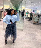 Personalized Patchwork Ribbed Casual Jacket