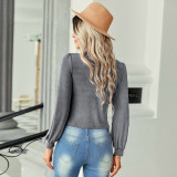 Autumn And Winter New Fashion Short Section Slim Knitted Sweater