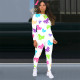 Fashion Personality PINK Two-piece Set