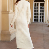 Fashion Long-sleeved Slim Knit Dress