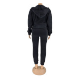 Casual Padded Warm Jacket Sports Two-piece