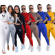 Printed Running Sports Yoga Clothes Two-piece