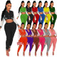 Fashion Thread Baseball Suit Two-piece