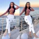 New Fashion Urban Print Jeans