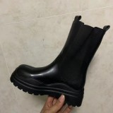 Large Size Knight Round Toe Thick Sole Martin Boots