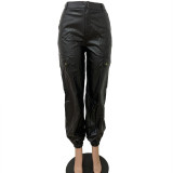 The New Winter Hot Selling Explosive Classic Work Leather Pants