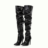 Over The Knee Thin Leg Stretch High Heel Boots