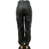 The New Winter Hot Selling Explosive Classic Work Leather Pants