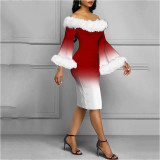 Fashion Christmas Wrap Dress