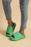 Fashion New Suede Muffin Heel Soft Bottom Slippers