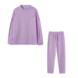 Fashion Solid Color Pocket Pants Two-piece Set