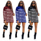 Trendy Letter Print Loose Dress