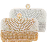 Stylish Portable Diamond Banquet Bag