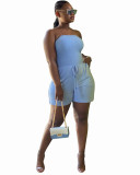 Fashion Casual Tube Top Jumpsuit