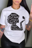 Fashion Crew Neck Pullover Printed T-shirt