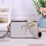 Retro Contrast Color Small Square Bag Trendy Shoulder Messenger Camera Bag