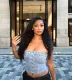 Fashion Women's Sexy Tube Top Denim All-match Top