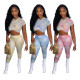 Casual Pop Print Trousers Set