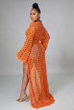 Fashionable Sunscreen Blouse Beach Dress Knitted Cardigan Cape
