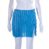 Holiday Slit Skirt Versatile Sexy Skirt