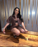 New PU Leather Stitching Button Leggings Set