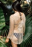 Blouse Knitted Hand Crochet Beach Vacation Bikini Jacket