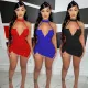 Sexy Tight Hanging Neck Hot Diamond Dress