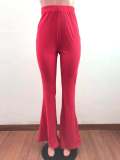 Sexy Casual Elastic Skinny Flared Trousers