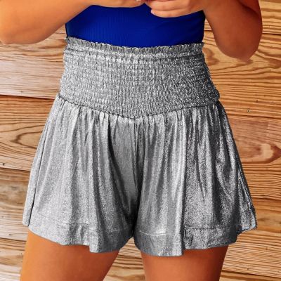 New Casual Sports Women's Pants Loose Drape Flashing Shorts