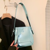 New Patent Leather Glossy Shoulder Underarm Bag