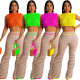 Fashion Knitted Hand Hook Outdoor Sports And Leisure Suit