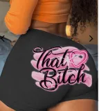 Street Spice Girls Fashion Trend Print Sports Shorts
