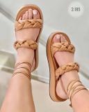 Trendy Strappy Braided Sandals