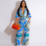 Chic Casual Paisley Vacation Two-Piece Set