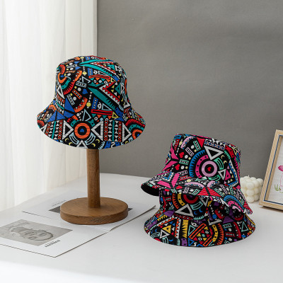 Street Trendy Geometric Bucket Hat