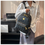 Fashion Soft Leather Cute Trendy Large Capacity Backpack