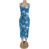 Women's Sexy Printed Camisole Dress