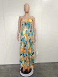 New Printed Tube Top Dress